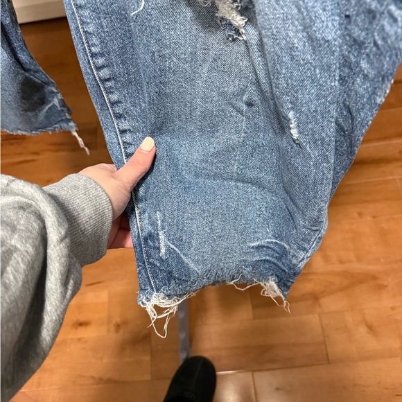 Torrid Size 28R Distressed High Rise Straight Jeans - Picture 7 of 10